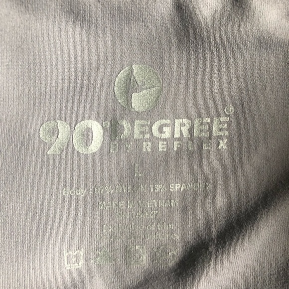 90 degree high waisted cropped leggings - Picture 3 of 5